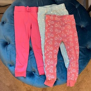 Bundle of 3 toddler pajama bottoms